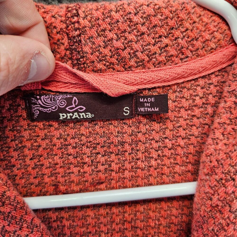 Prana Milana Jacket Women Size Small Red Striped Wool Blend Button Up - Picture 7 of 12